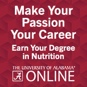 University of Alabama Nutrition Graphic